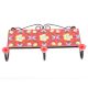 Red Floral Ceramic Tiles Hooks Online